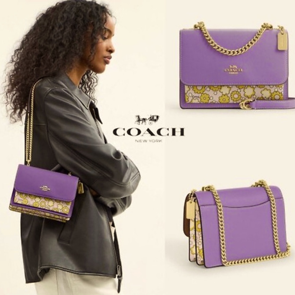 Coach Mini Klare Lilac Multi Shoulder Crossbody Bag NWT MSRP $378